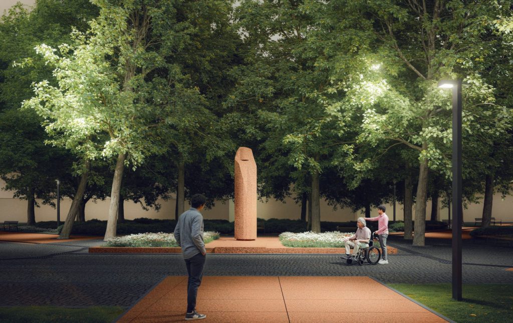 K. Donelaičio aikštės rekonstrukcija (K. Donelaičio a.) - Park - visualization