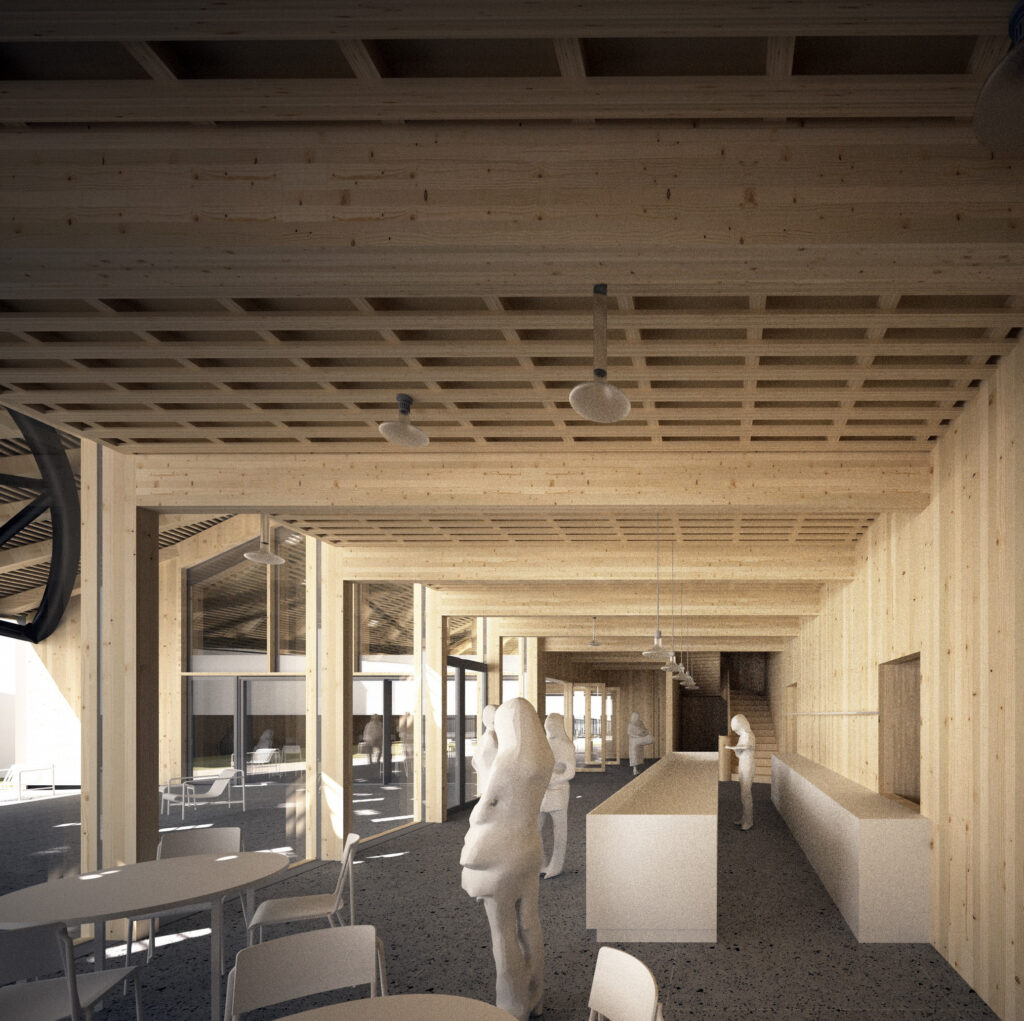 Drosmes māja (Mazais Balasta dambis 6) - Cultural center - visualization