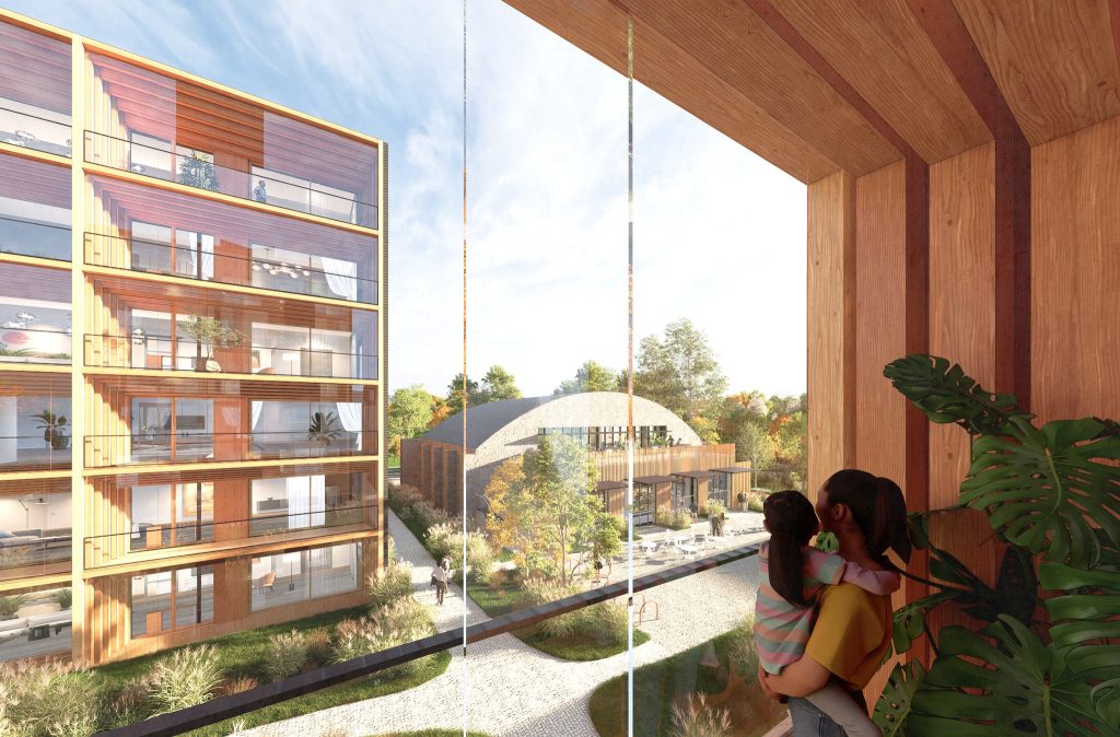 Paevälja kvartal (Paevälja pst 5, 7, 9) - Multi apartment, Office center, Other commercial - visualization