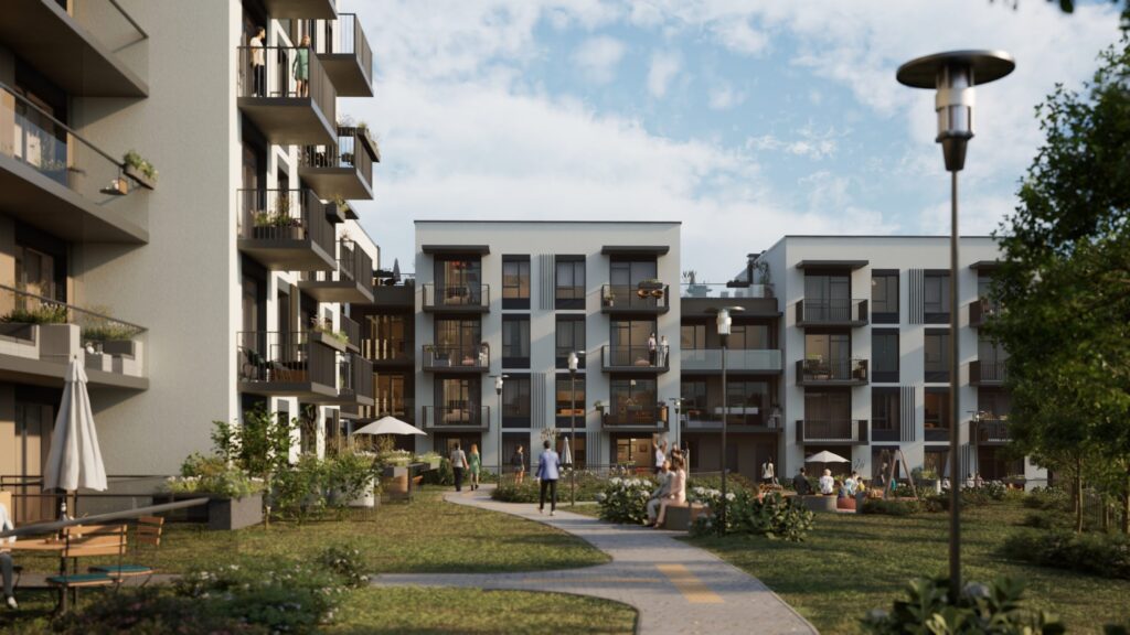 Saulės namai (Pilkalnio g. 5, 7) - Multi apartment - visualization