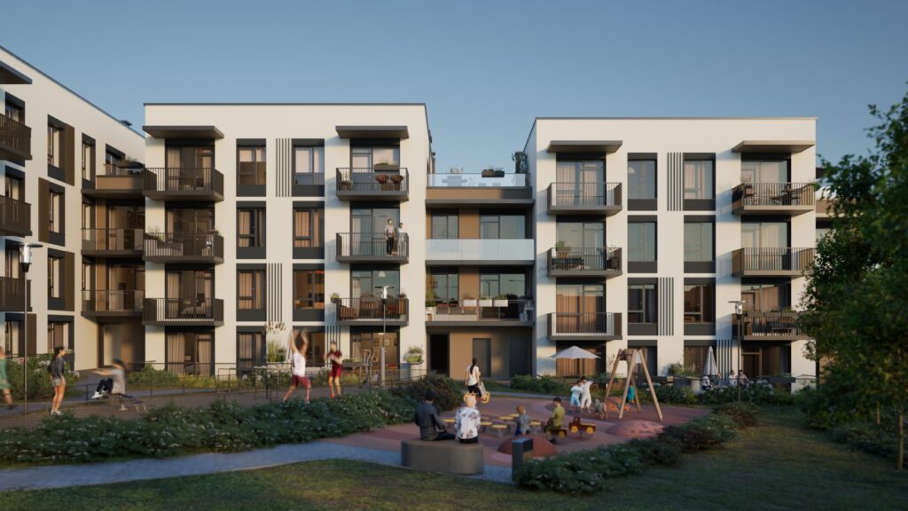 Saulės namai (Pilkalnio g. 5, 7) - Multi apartment - visualization