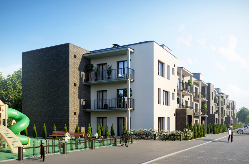 Magnolijas - 1. kārta, 1. ēka (Skrīnes iela 6) - Daugiabutis - vizualizacija