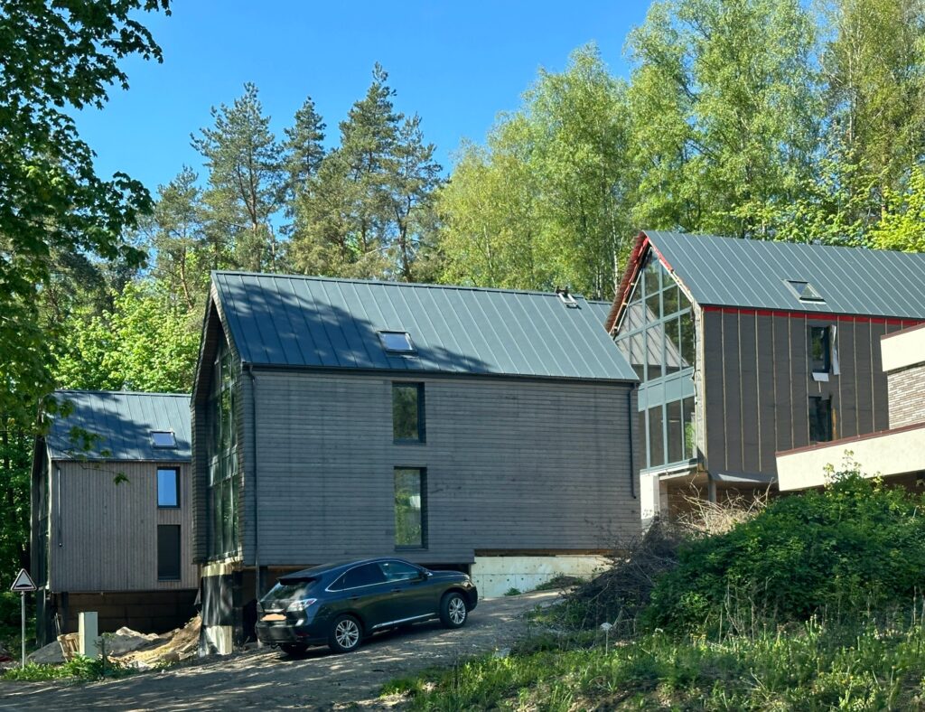 Pupojų g. 32, 34 (Pupojų g. 32, 34) - Private house community - construction photos