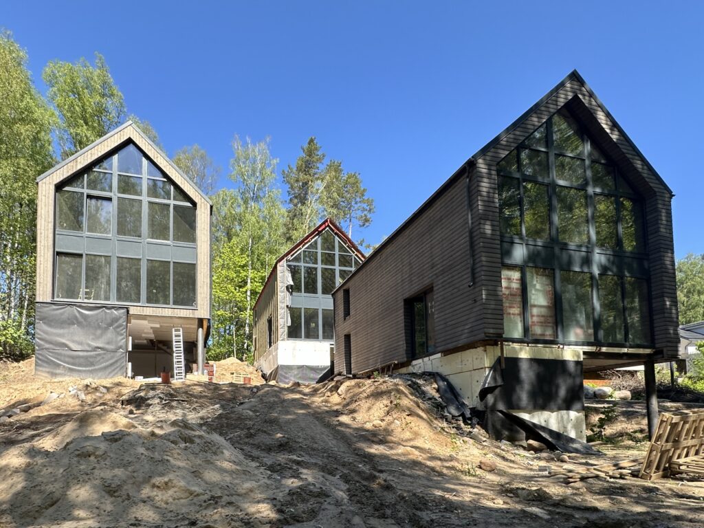 Pupojų g. 32, 34 (Pupojų g. 32, 34) - Private house community - construction photos