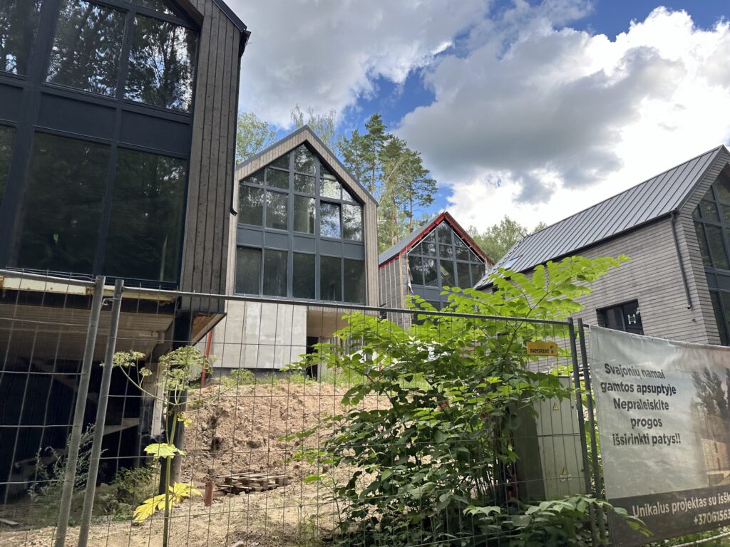 Pupojų g. 32, 34 (Pupojų g. 32, 34) - Private house community - construction photos