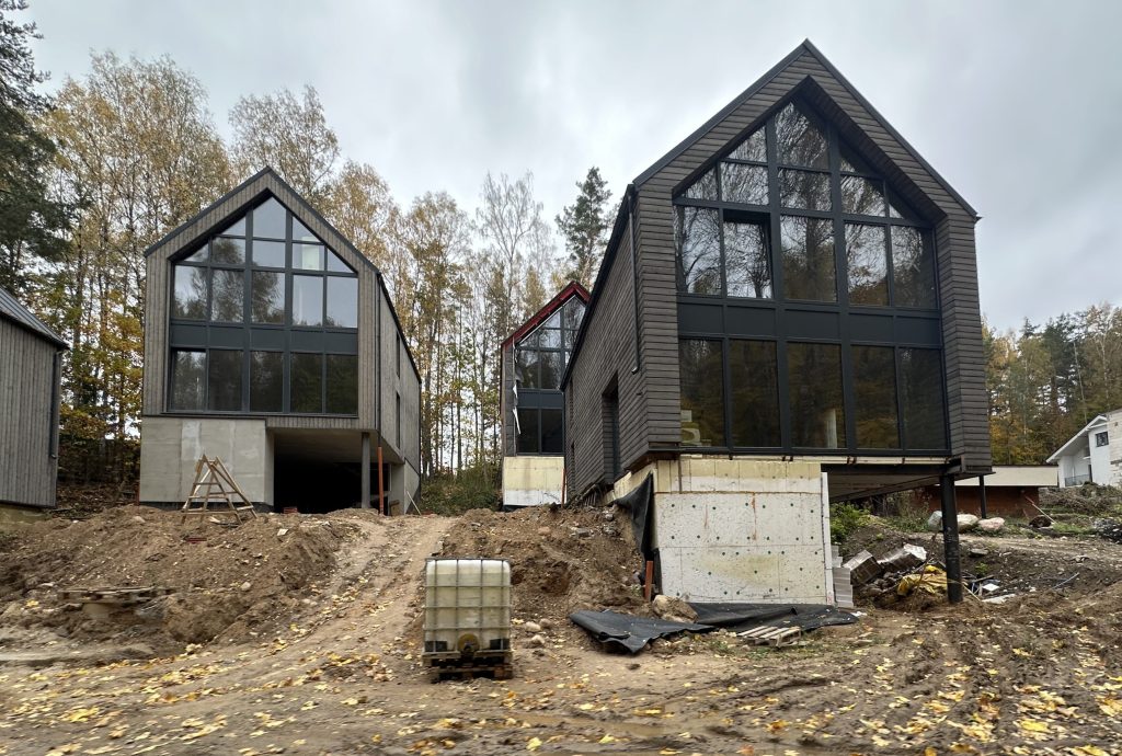 Pupojų g. 32, 34 (Pupojų g. 32, 34) - Private house community - construction photos