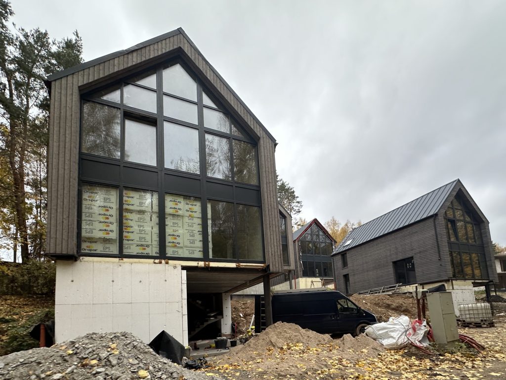 Pupojų g. 32, 34 (Pupojų g. 32, 34) - Private house community - construction photos