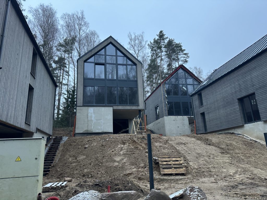 Pupojų g. 32, 34 (Pupojų g. 32, 34) - Private house community - construction photos