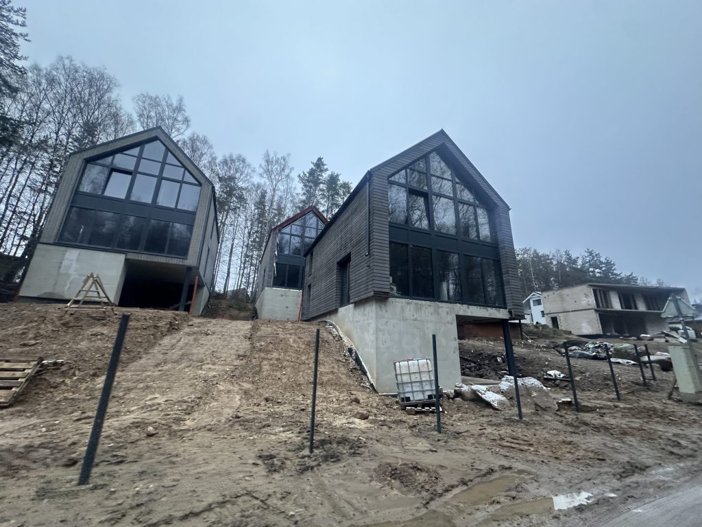 Pupojų g. 32, 34 (Pupojų g. 32, 34) - Private house community - construction photos