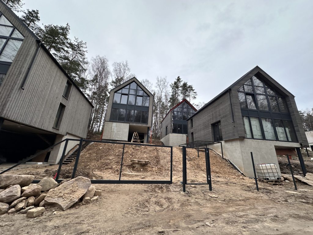 Pupojų g. 32, 34 (Pupojų g. 32, 34) - Private house community - construction photos