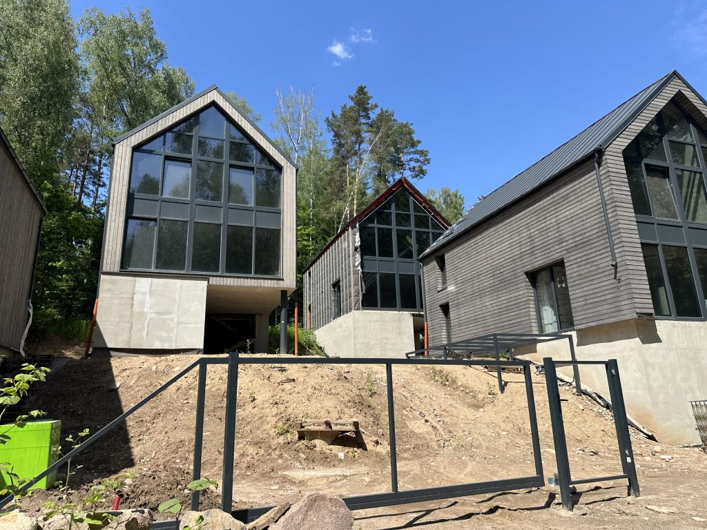 Pupojų g. 32, 34 (Pupojų g. 32, 34) - Private house community - construction photos