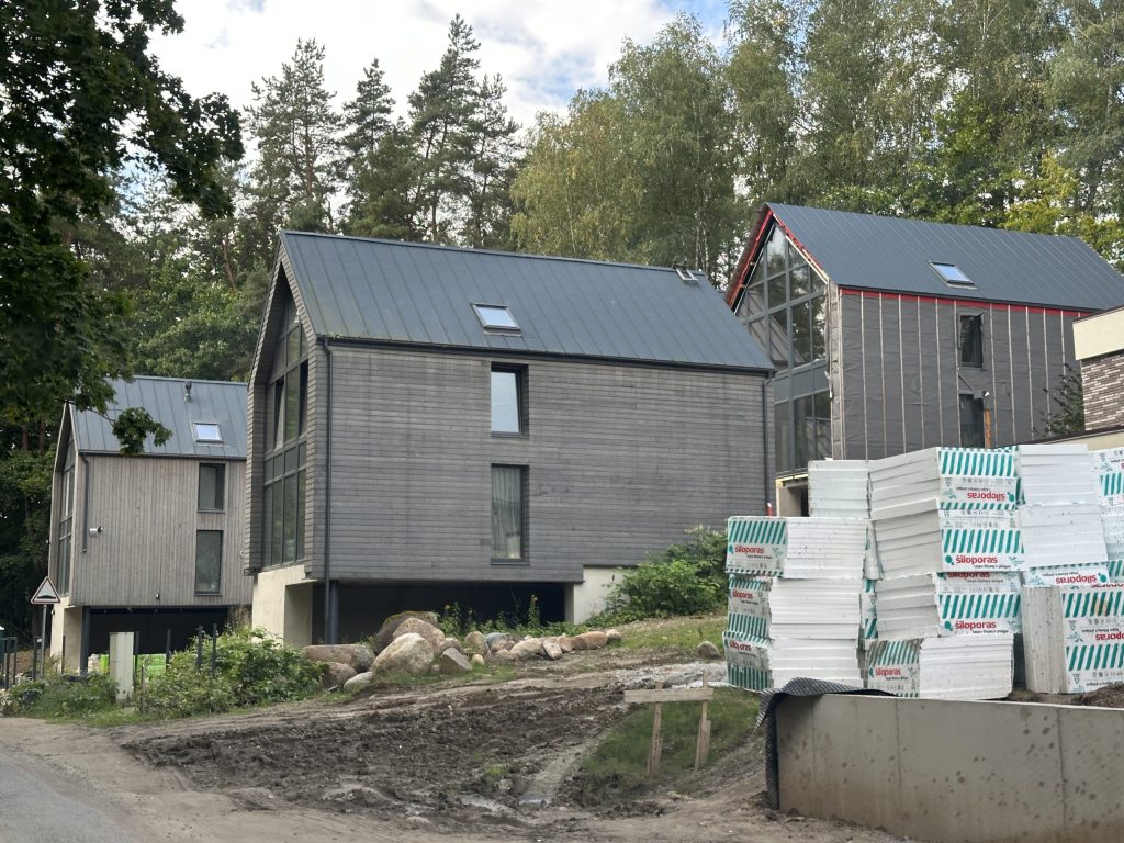 Pupojų g. 32, 34 (Pupojų g. 32, 34) - Private house community - construction photos