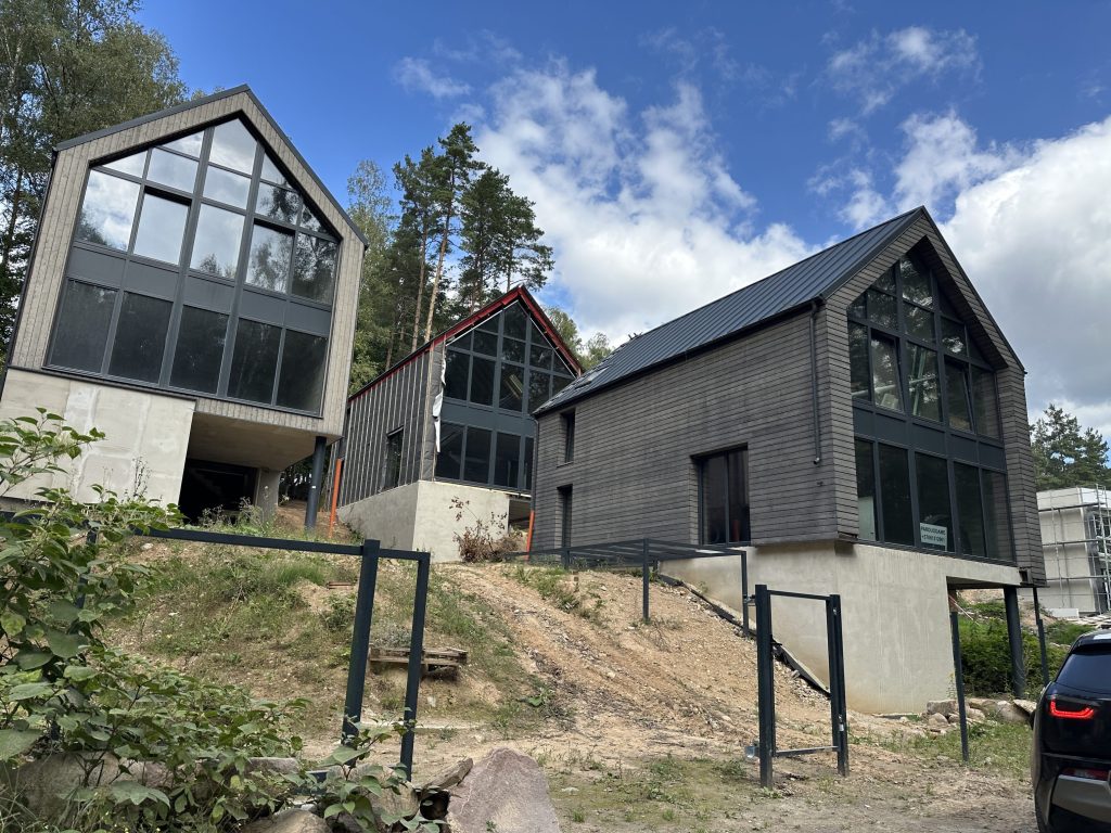 Pupojų g. 32, 34 (Pupojų g. 32, 34) - Private house community - construction photos