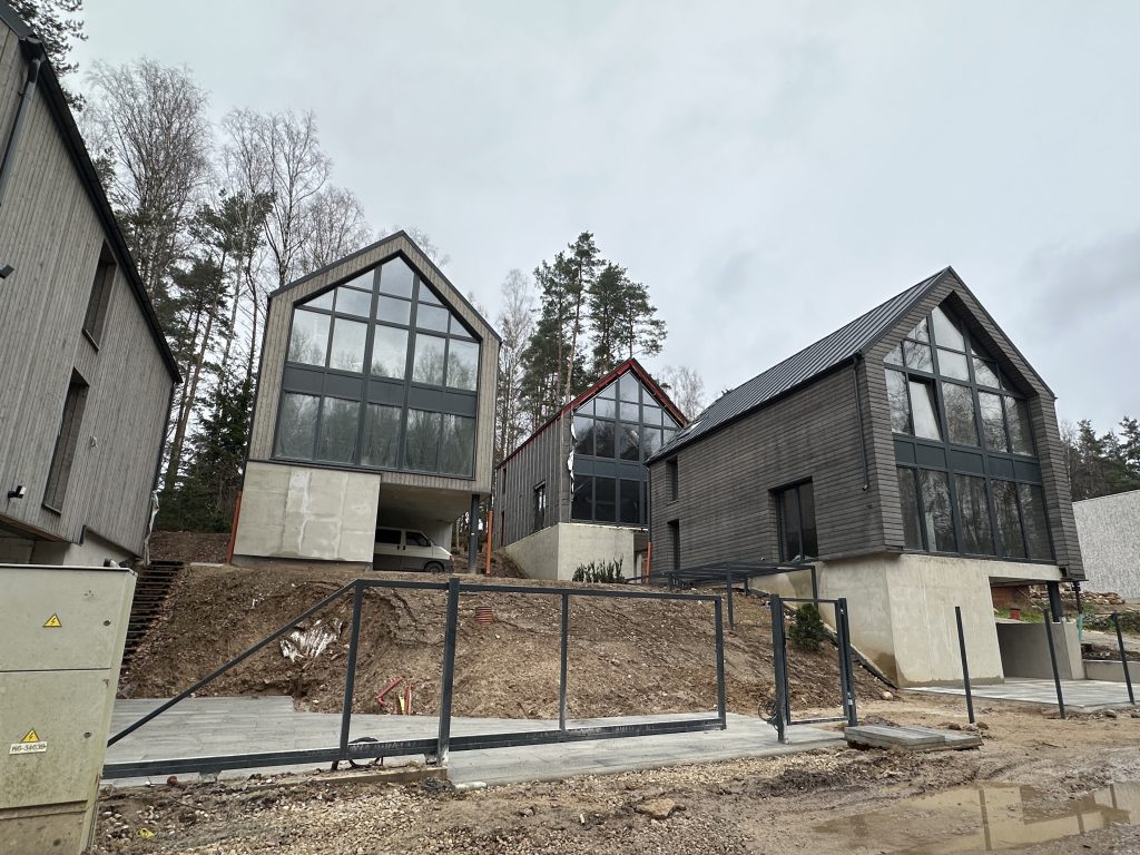 Pupojų g. 32, 34 (Pupojų g. 32, 34) - Private house community - construction photos