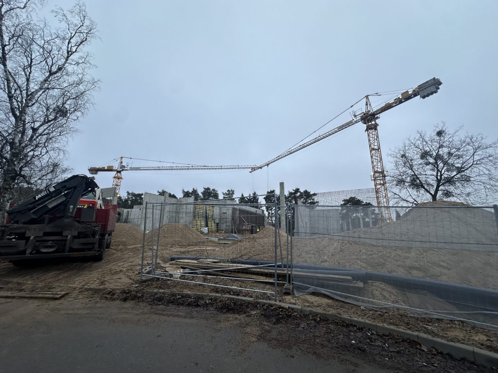 Baseinas Vaidoto g. (Vaidoto g. 11) - Sports arena - construction photos