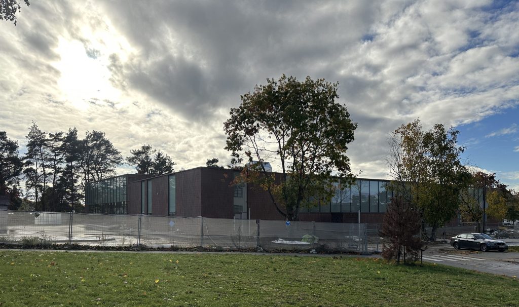 Baseinas Vaidoto g. (Vaidoto g. 11) - Sports arena - construction photos