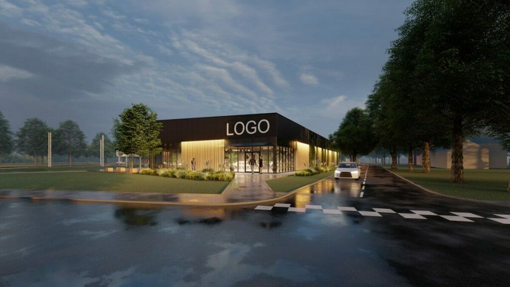 Lidl Valdeķu iela (Valdeķu iela 39) - Tirdzniecības centrs - vizualizācija