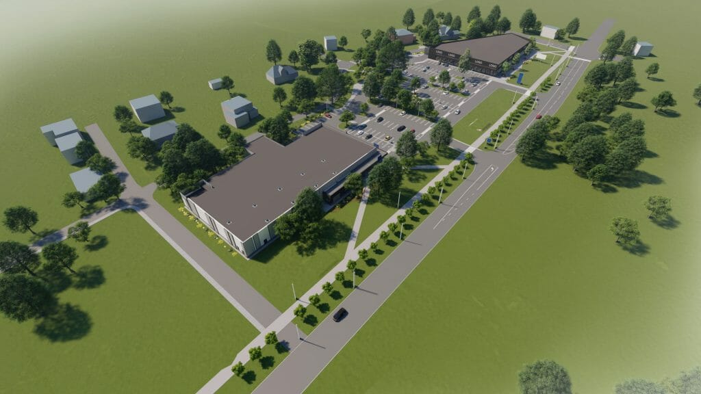 Lidl Valdeķu iela (Valdeķu iela 39) - Tirdzniecības centrs - vizualizācija