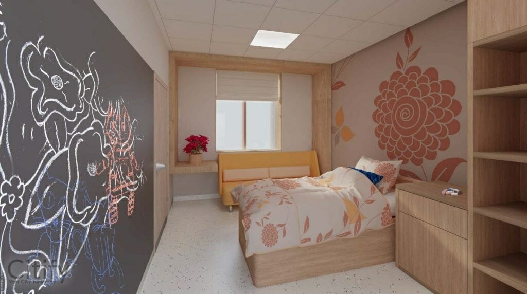 BKUS Bērnu un jauniešu psihiskās veselības centrs (Vienības gatve 45) - Specialiosios priežiūros įstaiga - vizualizacija