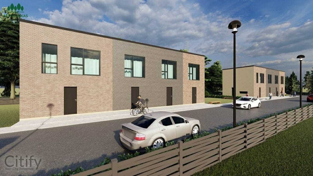 Aštuntukas (Ašmenėlės g. 42) - Row housing - visualization