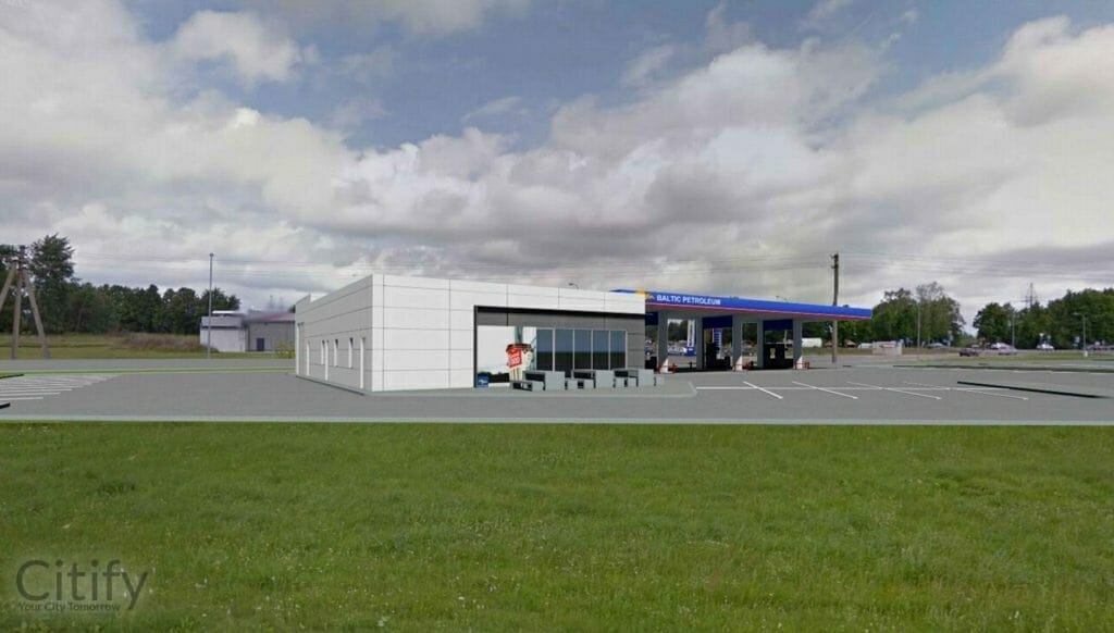 Baltic Petroleum Margirio g. 2A (Margirio g. 2A) - Petrol station - visualization