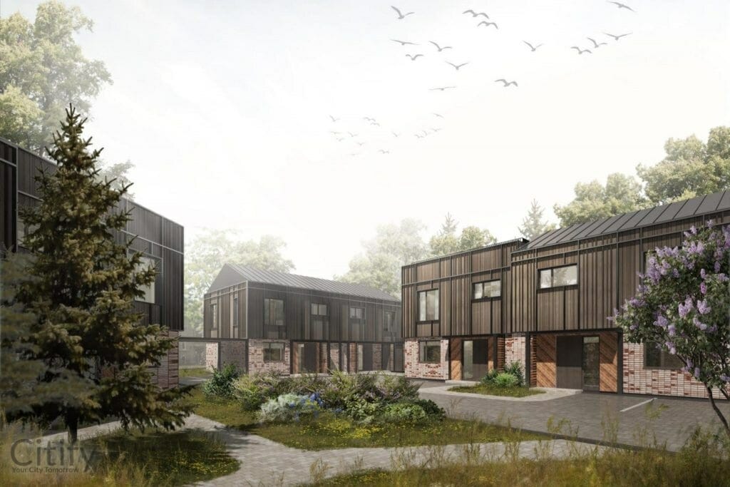 Mežaparka Village - 4. ēka "Bērzs" (Čiekuru iela 1) - Ridaelamu - visuaalne
