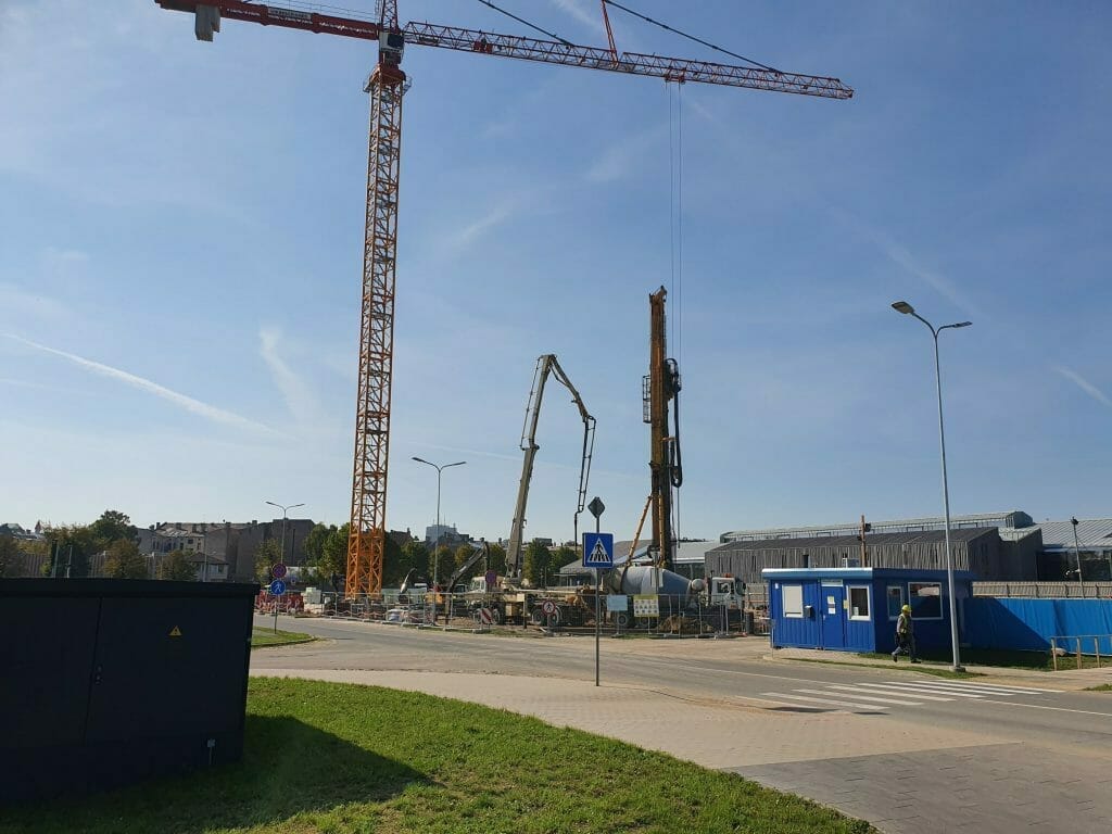 Mihaila Tāla iela 1 (Mihaila Tāla iela 1) - Office center - construction photos