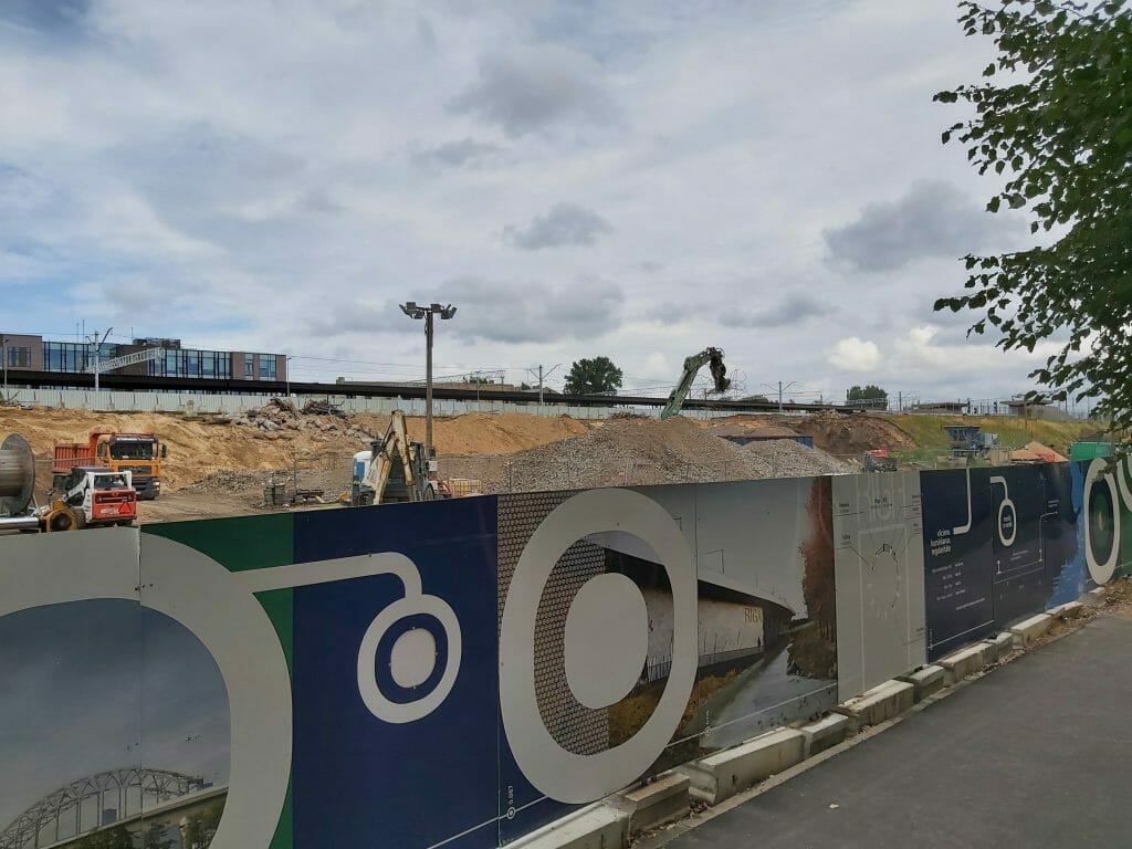 Rail Baltica Rīgas centrālais mezgls posms 2A/2B (Stacijas laukums 2) - Road - construction photos