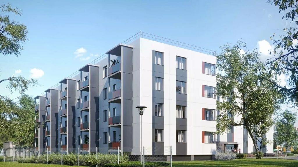 Dzirciema nams (Eižēnijas iela 17) - Daugiabutis - vizualizacija