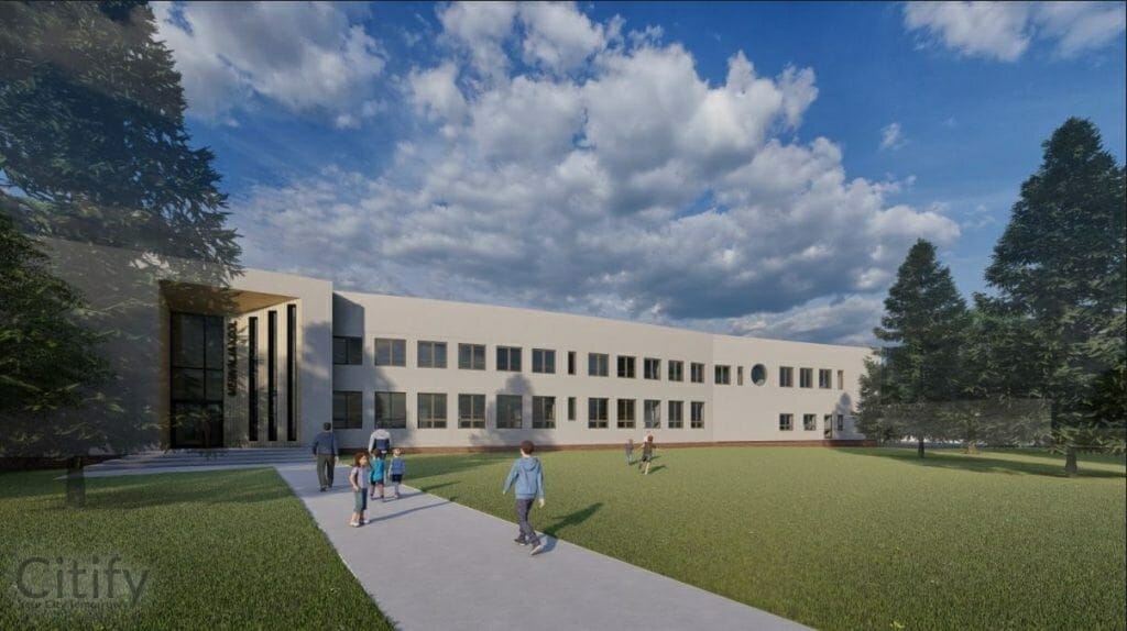 Merivälja kool (Heki tee 16) - Primary and secondary education - visualization