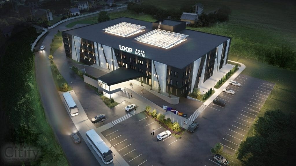 Loop Hotel (Kapteiņi, Mārupes nov.) - Hotel - visualization