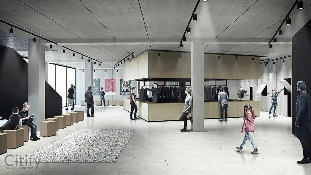 Keistuolių teatro rekonstrukcija (Laisvės pr. 60) - Cultural center - visualization