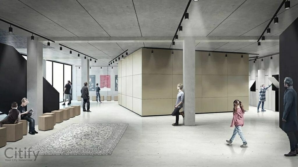 Keistuolių teatro rekonstrukcija (Laisvės pr. 60) - Cultural center - visualization