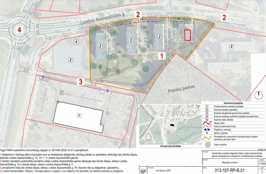 LIDL Loretos Asanavičiūtės g. 1H (Loretos Asanavičiūtės g. 1H) - Food store - visualization