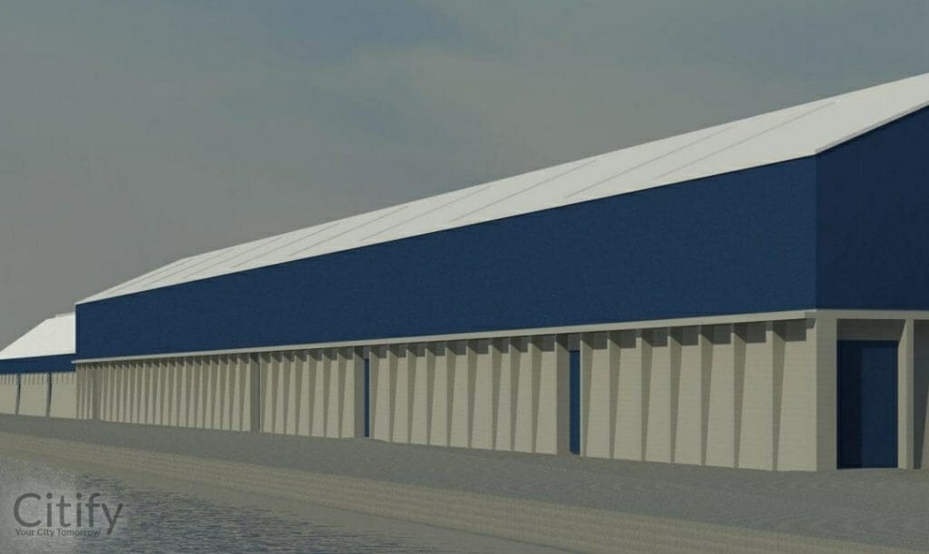 BEGA sandėlis (Nemuno g. 2) - Warehouse / Distribution center - visualization