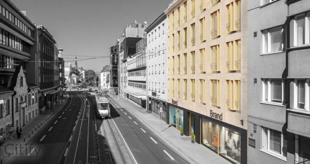 Pärnu mnt 21 (Pärnu mnt 21) - Daugiabutis, Verslo centras - vizualizacija