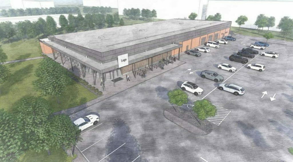 LIDL Statybininkų pr. (Statybininkų pr. 18) - Food store - visualization