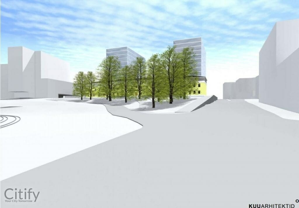 Tartu mnt 85 (Tartu mnt 85) - Multi apartment, Office center, Parking facility - visualization
