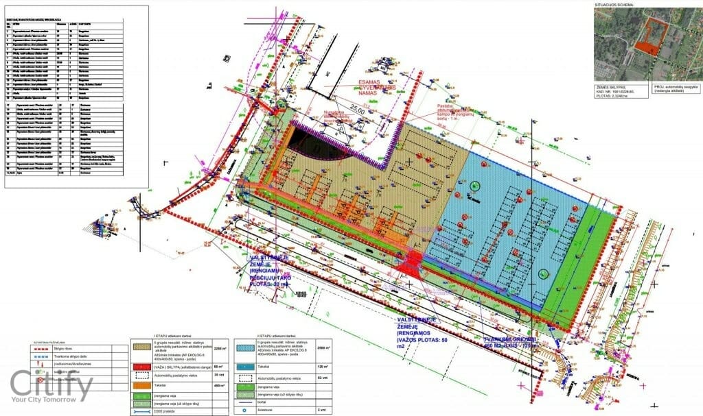 Vilties g. 6 stovėjimo aikštelė (Vilties g. 6) - Autostāvvieta - vizualizācija