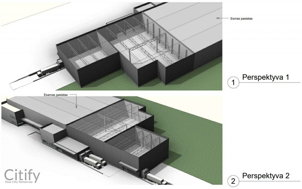 Žemaičių pl. 65A plėtra (Žemaičių pl. 65A) - Warehouse / Distribution center - visualization