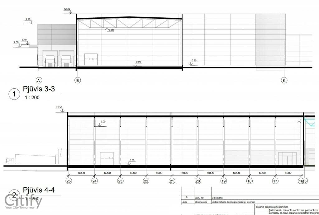 Žemaičių pl. 65A plėtra (Žemaičių pl. 65A) - Warehouse / Distribution center - visualization