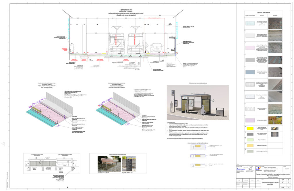 7. tramvaja maršruts - Rīgas tramvaja infrastruktūras pielāgošana zemās grīdas tramvaja parametriem (Latgales iela) - Railroad, Street - visualization