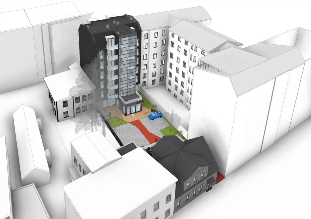 Rīgas Bruņinieks (Bruņinieku iela 14) - Multi apartment - visualization