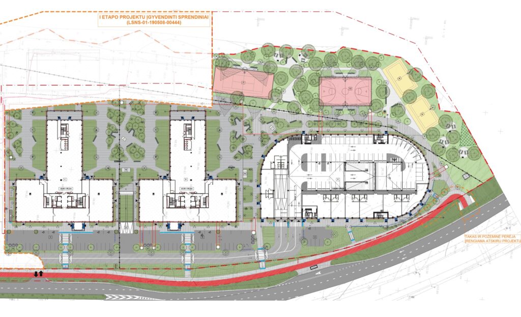 Business Garden Vilnius 2 etapas (parkingas) (Laisvės pr. 10) - Other commercial, Parking facility - visualization