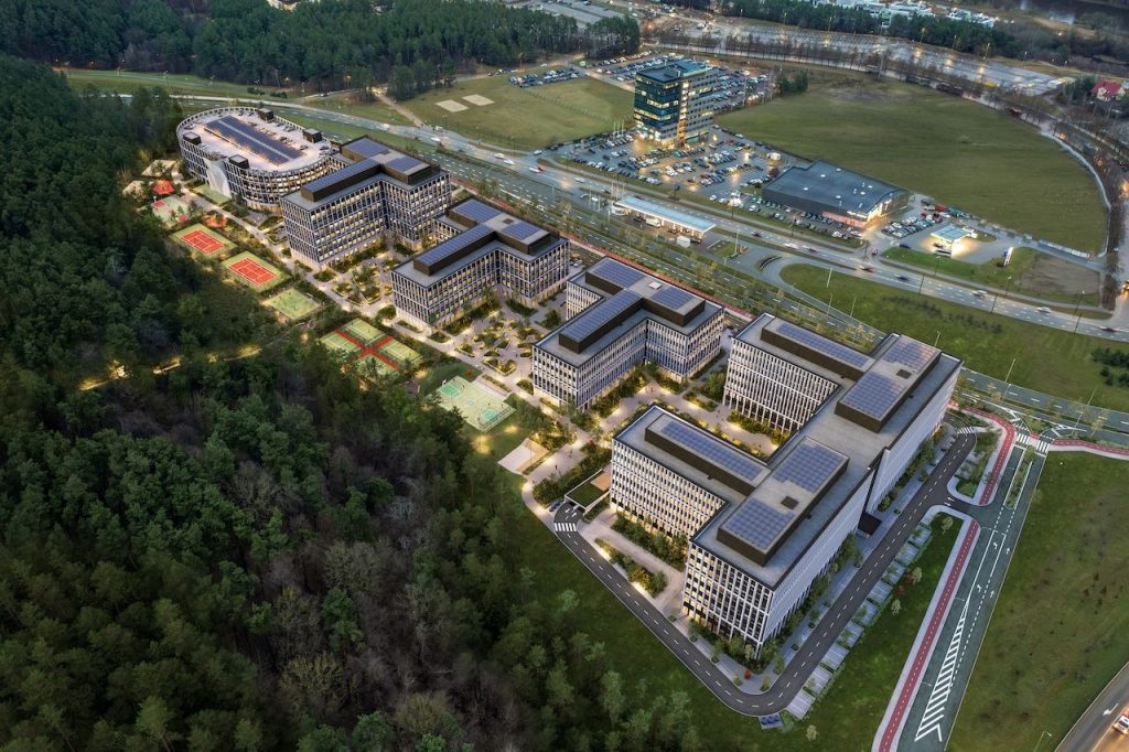 Business Garden Vilnius 2 etapas (Laisvės pr. 10) - Office center - visualization