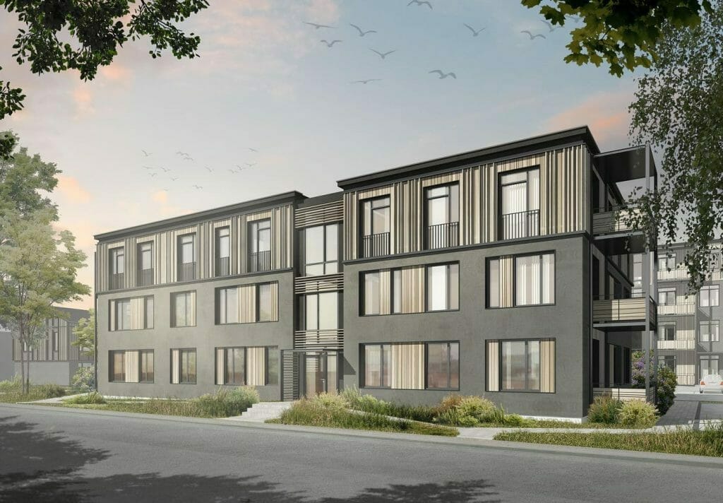 Mežaparka Village - 2. ēka "Liepa" (Čiekuru iela 3) - Daudzdzīvokļu nams - vizualizācija