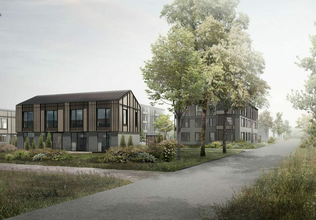 Mežaparka Village - 4. ēka "Bērzs" (Čiekuru iela 1) - Ridaelamu - visuaalne