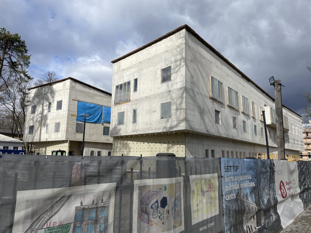 BKUS Bērnu un jauniešu psihiskās veselības centrs (Vienības gatve 45) - Specialiosios priežiūros įstaiga - statybų nuotraukos