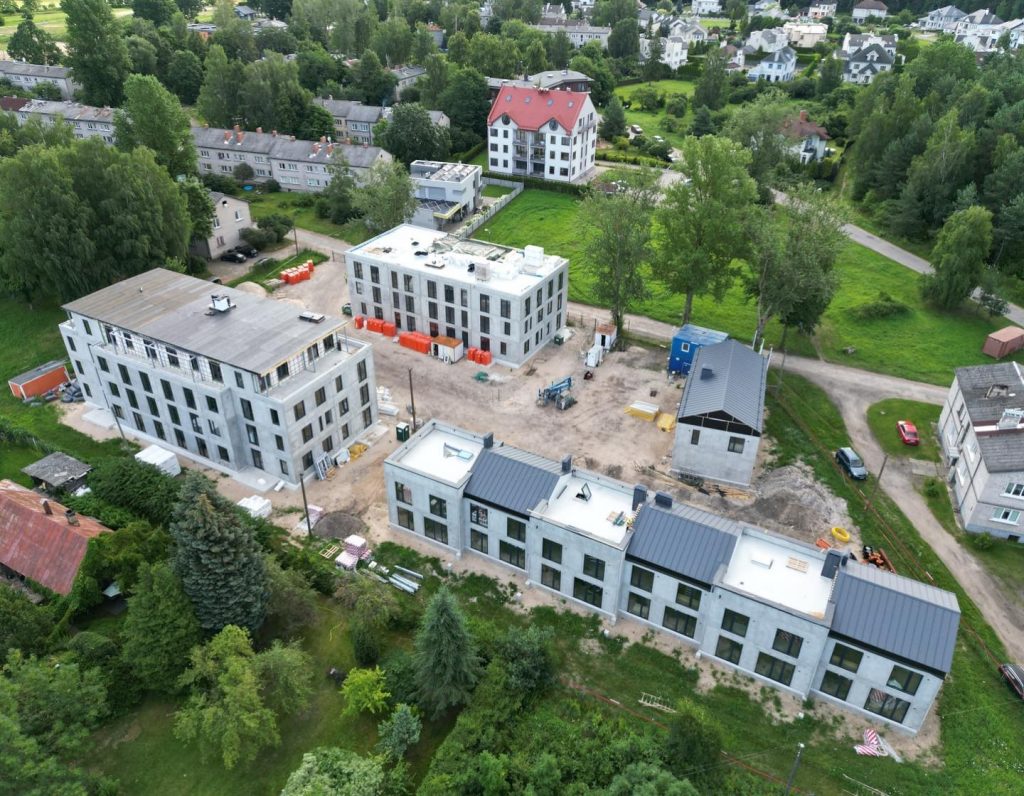 Mežaparka Village - 1. ēka "Ozols" (Čiekuru iela 3A) - Multi apartment - construction photos