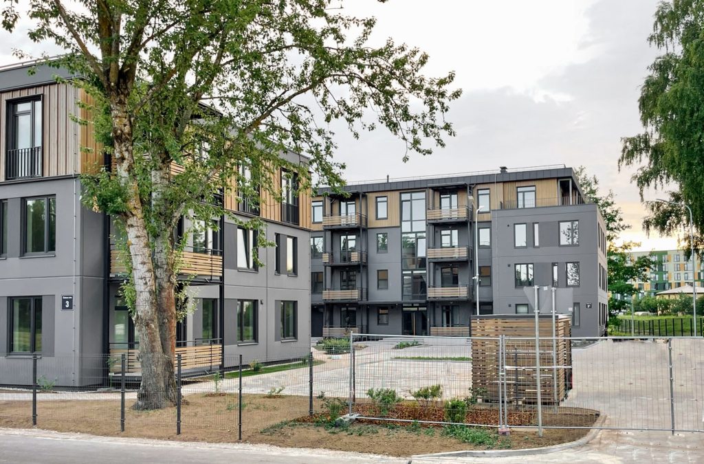 Mežaparka Village - 1. ēka "Ozols" (Čiekuru iela 3A) - Multi apartment - construction photos